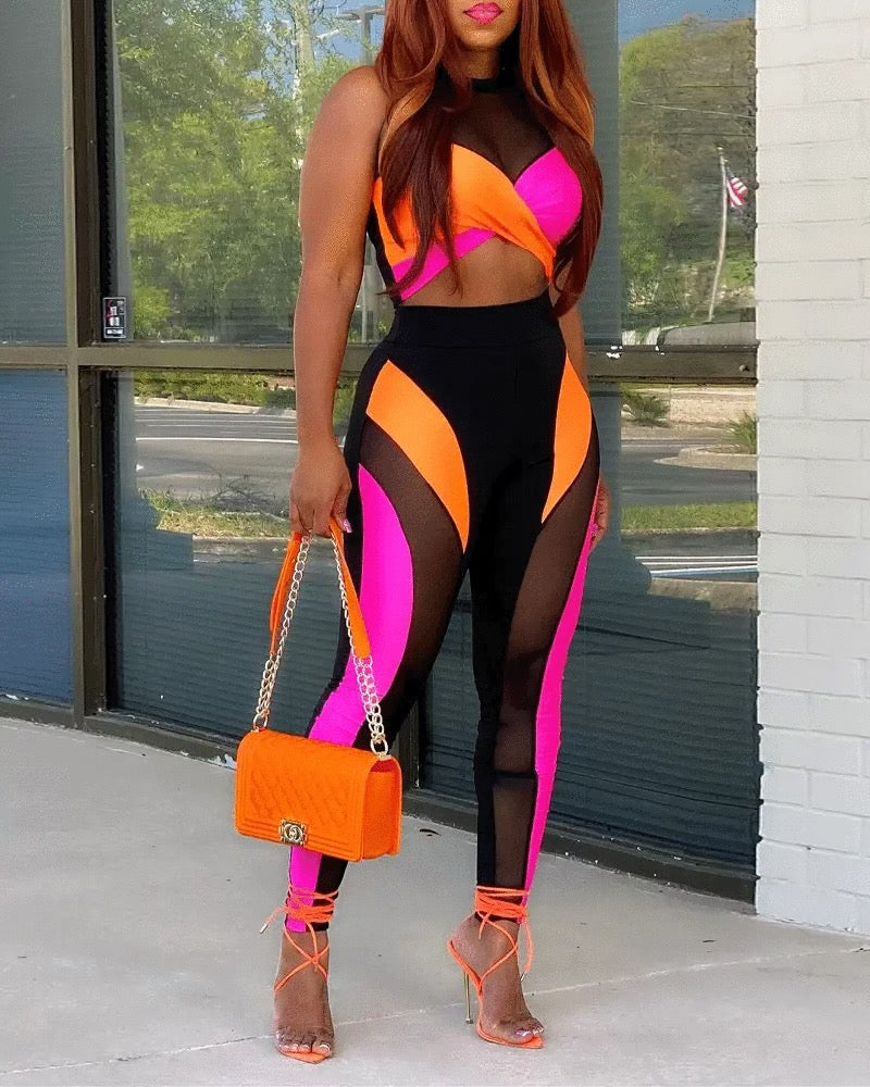 Colorblock Jumpsuit